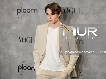 David Jimenez attends a photocall for Vogue Fashion's Night Out 2024 in Madrid, Spain, on September 13, 2024. (