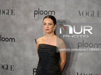 Ines Lorenzo attends the photocall for Vogue Fashion's Night Out 2024 in Madrid, Spain, on September 13, 2024. (