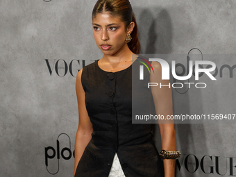 Africa Adalia attends the photocall for Vogue Fashion's Night Out 2024 in Madrid, Spain, on September 13, 2024. (