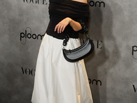 Sabela attends the photocall for Vogue Fashion's Night Out 2024 in Madrid, Spain, on September 13, 2024. (