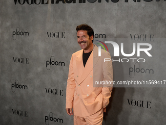 Miguel Carrizo attends the photocall for Vogue Fashion's Night Out 2024 in Madrid, Spain, on September 13, 2024. (