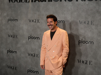 Miguel Carrizo attends the photocall for Vogue Fashion's Night Out 2024 in Madrid, Spain, on September 13, 2024. (