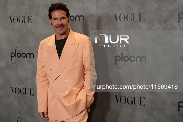 Miguel Carrizo attends the photocall for Vogue Fashion's Night Out 2024 in Madrid, Spain, on September 13, 2024. 