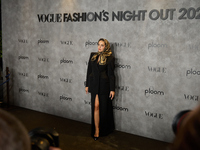 Lola Indigo attends the photocall for Vogue Fashion's Night Out 2024 in Madrid, Spain, on September 13, 2024. (