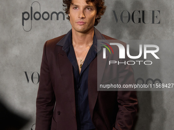 Alex Sanchez de Mora attends a photocall for Vogue Fashion's Night Out 2024 in Madrid, Spain, on September 13, 2024. (