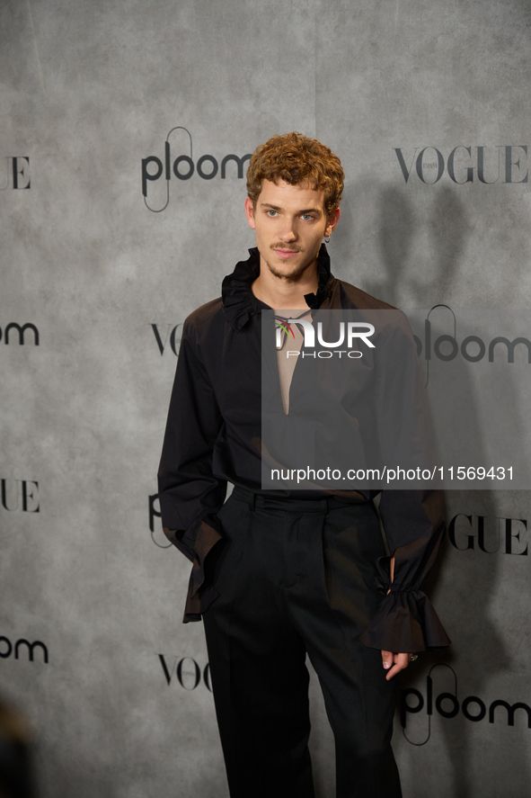 Hugo Photocall at Vogue Fashion's Night Out 2024 in Madrid, Spain, on September 13, 2024 