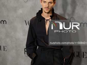 Hugo Photocall at Vogue Fashion's Night Out 2024 in Madrid, Spain, on September 13, 2024 (