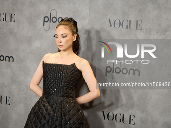 Chancha Huang attends a photocall for Vogue Fashion's Night Out 2024 in Madrid, Spain, on September 13, 2024. (