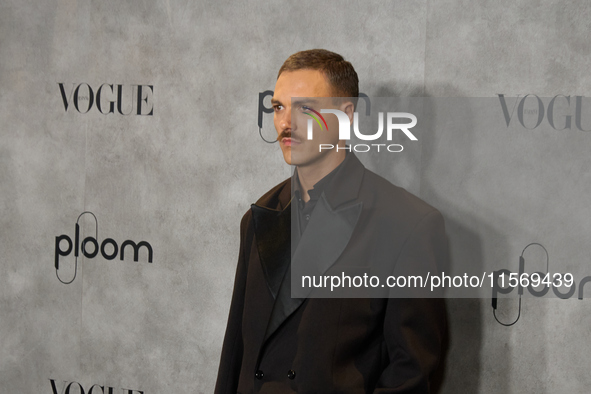 Alberto Jimenez attends the photocall for Vogue Fashion's Night Out 2024 in Madrid, Spain, on September 13, 2024. 