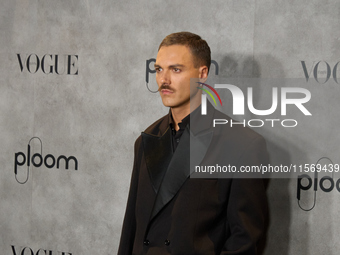 Alberto Jimenez attends the photocall for Vogue Fashion's Night Out 2024 in Madrid, Spain, on September 13, 2024. (