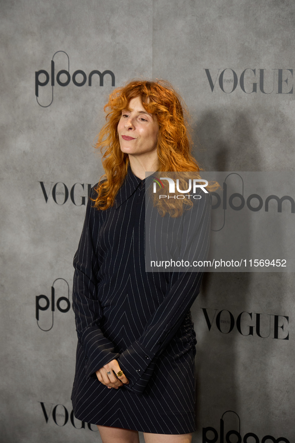 Ines de Leon attends the photocall for Vogue Fashion's Night Out 2024 in Madrid, Spain, on September 13, 2024. 