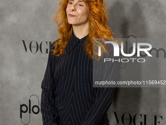 Ines de Leon attends the photocall for Vogue Fashion's Night Out 2024 in Madrid, Spain, on September 13, 2024. (