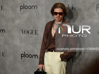 Andrew attends a photocall for Vogue Fashion's Night Out 2024 in Madrid, Spain, on September 13, 2024. (