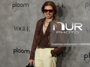 Andrew attends a photocall for Vogue Fashion's Night Out 2024 in Madrid, Spain, on September 13, 2024. (