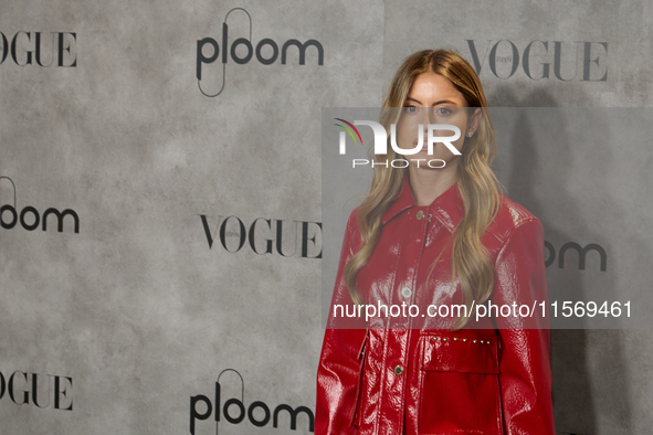 Ariana attends a photocall for Vogue Fashion's Night Out 2024 in Madrid, Spain, on September 13, 2024. 