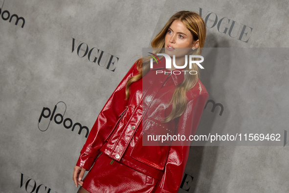 Ariana attends a photocall for Vogue Fashion's Night Out 2024 in Madrid, Spain, on September 13, 2024. 