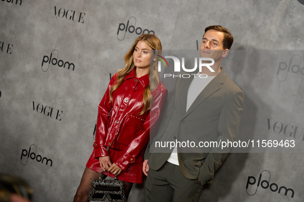 Ariana and Gonzalo attend the photocall for Vogue Fashion's Night Out 2024 in Madrid, Spain, on September 13, 2024. 