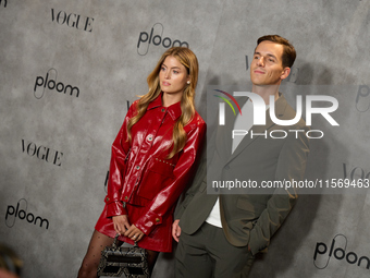 Ariana and Gonzalo attend the photocall for Vogue Fashion's Night Out 2024 in Madrid, Spain, on September 13, 2024. (