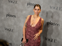 Anaju attends a photocall for Vogue Fashion's Night Out 2024 in Madrid, Spain, on September 13, 2024. (