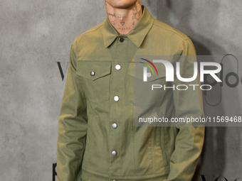 Victor Perez attends a photocall for Vogue Fashion's Night Out 2024 in Madrid, Spain, on September 13, 2024. (