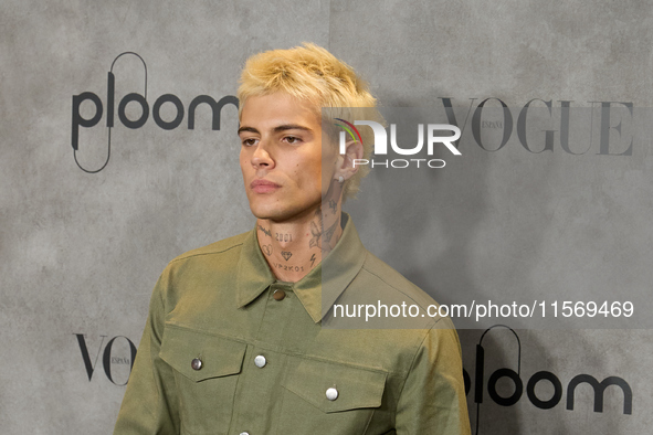 Victor Perez attends a photocall for Vogue Fashion's Night Out 2024 in Madrid, Spain, on September 13, 2024. 