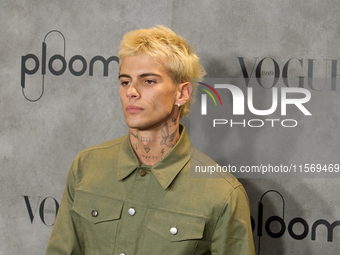 Victor Perez attends a photocall for Vogue Fashion's Night Out 2024 in Madrid, Spain, on September 13, 2024. (