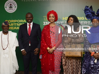 L-R: Director General, National Institute for Cultural Orientation, Otunba Biodun Ajiboye; Managing Director/CEO, 9mobile Nigeria, Obafemi B...