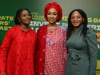 Minister for Art, Culture, and Creative Economy, Barr. Hannatu Musa Musawa (M), and guests pose for a photograph during the Ministry of Art,...