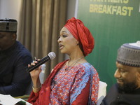 Minister of Art, Culture, and Creative Economy, Hannatu Musa Musawa, speaks during the Ministry of Art, Culture, and Creative Economy's ''Co...