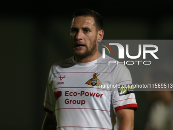 Billy Sharp of Doncaster Rovers during the Sky Bet League 2 match between Harrogate Town and Doncaster Rovers at Wetherby Road in Harrogate,...