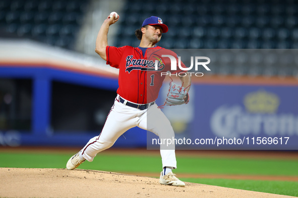 Tim Panetta #1 pitches during the baseball game against the NYPD baseball team in the 'Battle of Badges' at Citi Field in Corona, New York,...