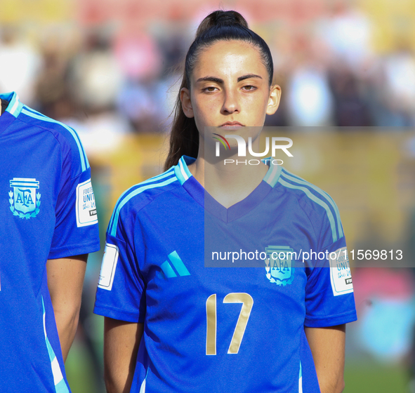 Denise Garcia Rojo of Argentina during the FIFA U-20 Women's World Cup 2024 match between Germany and Argentina at the Techo stadium in Bogo...