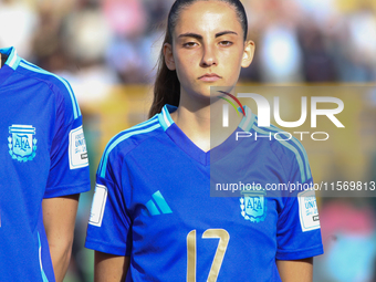 Denise Garcia Rojo of Argentina during the FIFA U-20 Women's World Cup 2024 match between Germany and Argentina at the Techo stadium in Bogo...