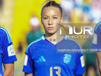 Luciana Perez of Argentina during the FIFA U-20 Women's World Cup 2024 match between Germany and Argentina at the Techo stadium in Bogota, C...