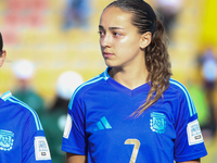 Delfina Lombardi of Argentina during the FIFA U-20 Women's World Cup 2024 match between Germany and Argentina at the Techo stadium in Bogota...