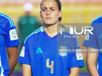 Juana Cangaro of Argentina during the FIFA U-20 Women's World Cup 2024 match between Germany and Argentina at the Techo stadium in Bogota, C...