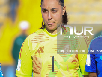 Paulina Aprile of Argentina during the FIFA U-20 Women's World Cup 2024 match between Germany and Argentina at the Techo stadium in Bogota,...