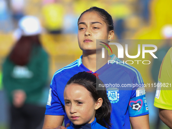 Sofia Dominguez of Argentina during the FIFA U-20 Women's World Cup 2024 match between Germany and Argentina at the Techo stadium in Bogota,...