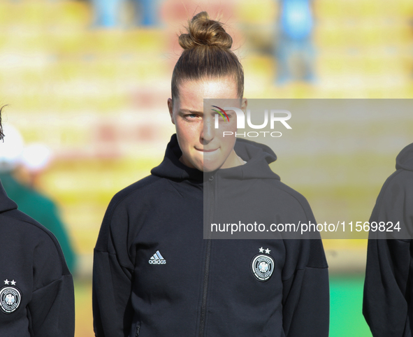 Rebecca Adamczyk of Germany during the FIFA U-20 Women's World Cup 2024 match between Germany and Argentina at the Techo stadium in Bogota,...