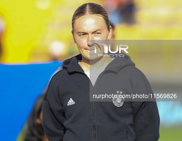 Sofie Zdebel of Germany during the FIFA U-20 Women's World Cup 2024 match between Germany and Argentina at the Techo stadium in Bogota, Colo...