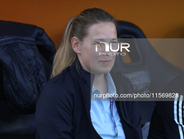 Kathrin Peter, coach of the Germany national team, during the FIFA U-20 Women's World Cup 2024 match between Germany and Argentina at the Te...