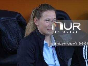 Kathrin Peter, coach of the Germany national team, during the FIFA U-20 Women's World Cup 2024 match between Germany and Argentina at the Te...