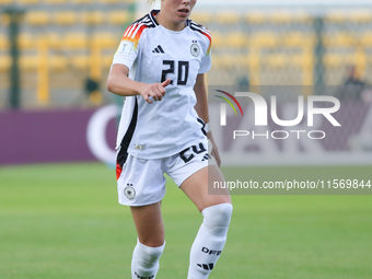 Laura Gloning of Germany controls the ball during the FIFA U-20 Women's World Cup 2024 match between Germany and Argentina at the Techo stad...