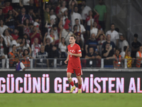 Kerem Akturkoglu of Turkey celebrates after scoring  during the UEFA Nations League 2024/25 League B Group B4 match between Turkiye and Icel...