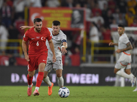 Orkun Kokcu of Turkey   during the UEFA Nations League 2024/25 League B Group B4 match between Turkiye and Iceland at Gürsel Aksel Stadium o...