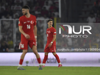 Arda Guler of Turkey   during the UEFA Nations League 2024/25 League B Group B4 match between Turkiye and Iceland at Gürsel Aksel Stadium on...