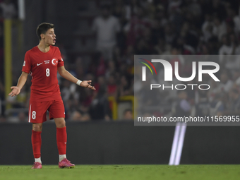 Arda Guler of Turkey   during the UEFA Nations League 2024/25 League B Group B4 match between Turkiye and Iceland at Gürsel Aksel Stadium on...