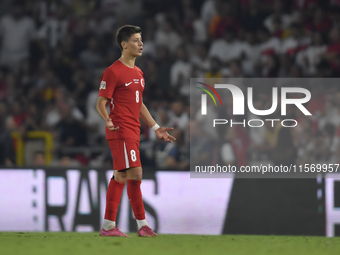 Arda Guler of Turkey   during the UEFA Nations League 2024/25 League B Group B4 match between Turkiye and Iceland at Gürsel Aksel Stadium on...