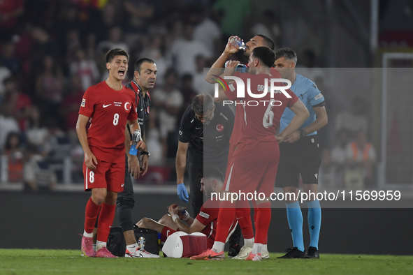 Arda Guler of Turkey   during the UEFA Nations League 2024/25 League B Group B4 match between Turkiye and Iceland at Gürsel Aksel Stadium on...