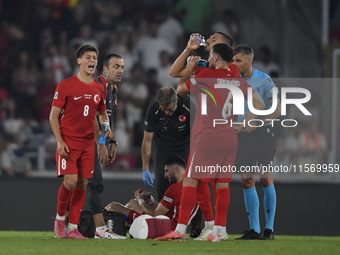 Arda Guler of Turkey   during the UEFA Nations League 2024/25 League B Group B4 match between Turkiye and Iceland at Gürsel Aksel Stadium on...